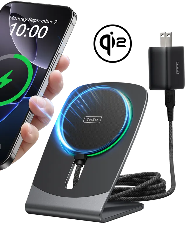 iniu-snapgo-w21-qi2-15w-magnetic-wireless-charger-with-detachable-stand image 1