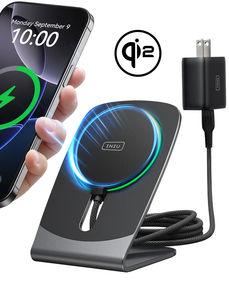 iniu-snapgo-w21-qi2-15w-magnetic-wireless-charger-with-detachable-stand image 1