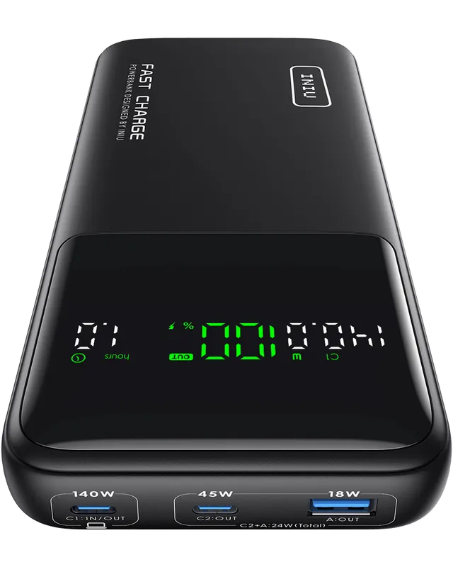iniu-b64-powernova-140w-27-000mah-power-bank-pd-3-1-super-fast-charging-140w-max image 1