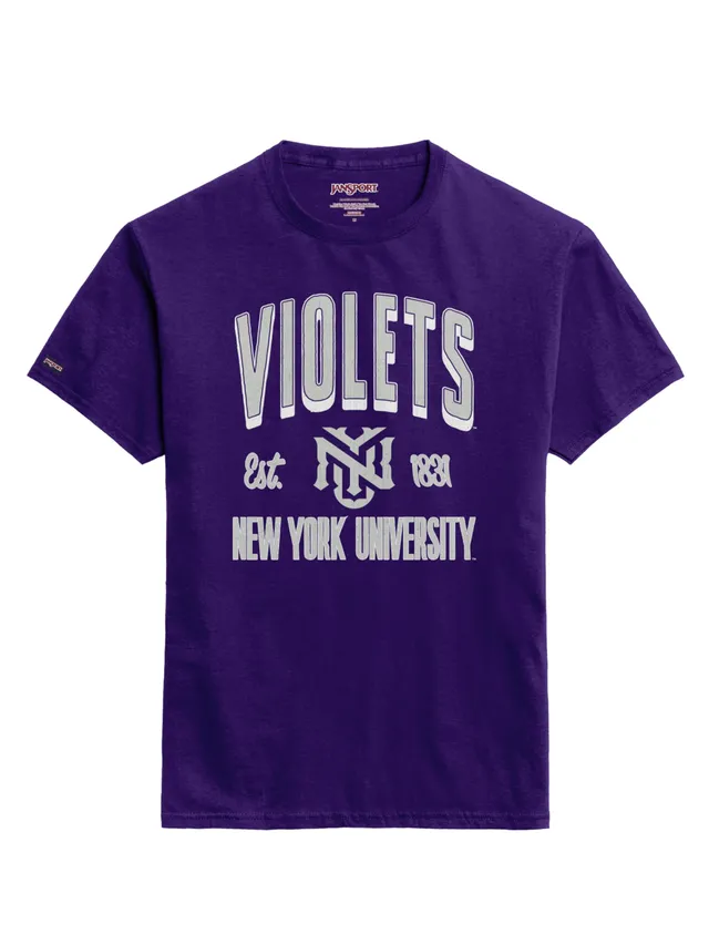 jansport-ncaa-officially-licensed-nyu-violets-campus-short-sleeve-crewneck-t-shi image 1