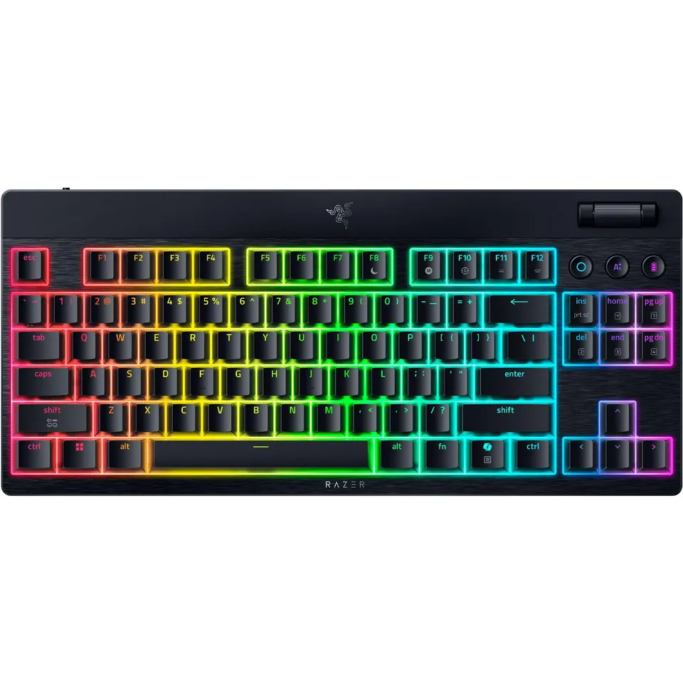 razer-blackwidow-v4-low-profile-tkl-hyperspeed-wireless-gaming-keyboard-green-me image 1