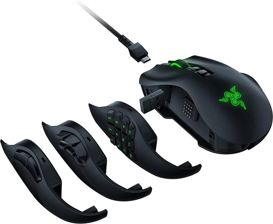 razer-naga-pro-wireless-gaming-mouse-modular-2-6-12-button-side-plates-focus-20k image 1