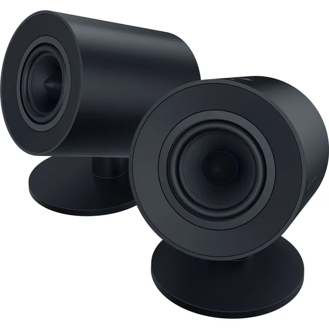 razer-nommo-v2-x-full-range-2-0-pc-gaming-speakers-with-thx-spatial-audio-3-driv image 1