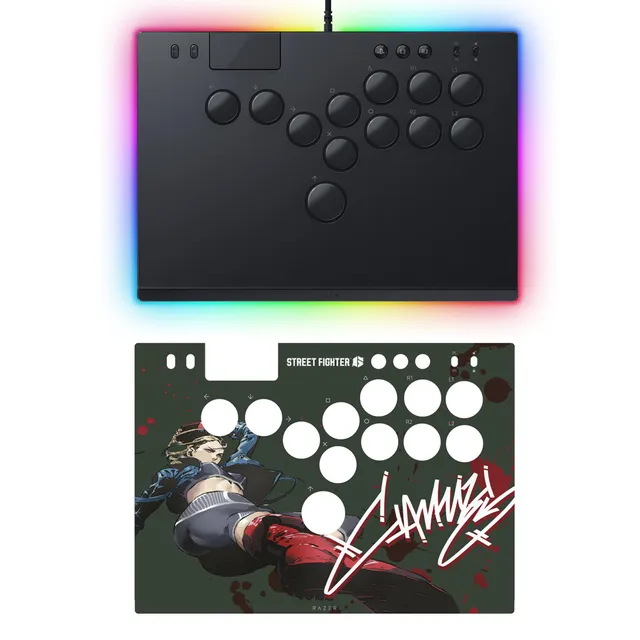 razer-kitsune-all-button-leverless-arcade-controller-for-ps5-pc-with-street-figh image 1