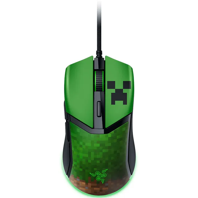razer-cobra-wired-gaming-mouse-minecraft-edition-58g-gen-3-optical-switches-chro image 1