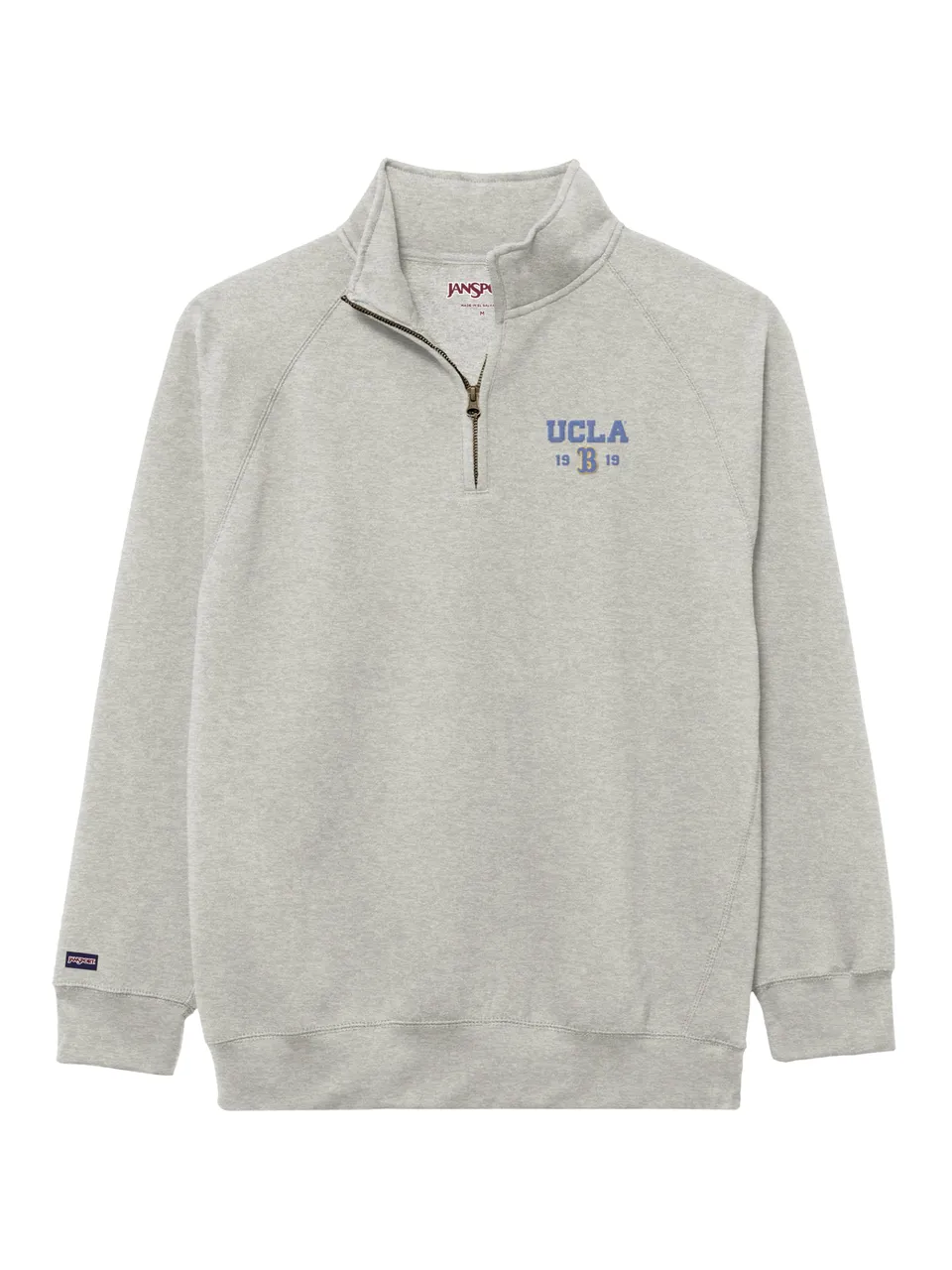 jansport-ncaa-officially-licensed-rival-quarter-zip-sweatshirt-long-sleeve-stand image 1