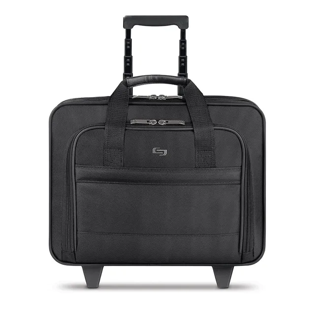 solo-new-york-carnegie-rolling-case-fully-padded-15-6-laptop-rolling-briefcase image 1