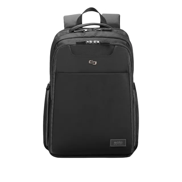 solo-new-york-district-backpack-16-padded-laptop-commuter-backpack-22l-with-rfid image 1