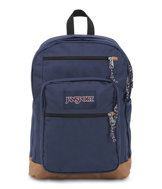 jansport-cool-student-15-inch-laptop-backpack-with-water-bottle-pocket-navy image 1
