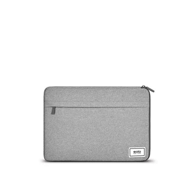 solo-new-york-re-focus-padded-laptop-sleeve-11-6-recycled-pet-heather-grey image 1