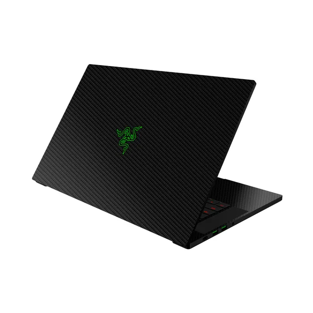 razer-skin-blade-15-full-wrap-vinyl-laptop-skin-carbon-fiber-black-3m-cast-vinyl image 1