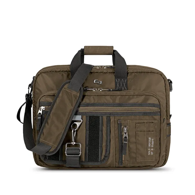 solo-new-york-zone-hybrid-briefcase-backpack-convertible-15-6-laptop-bag-in-ligh image 1