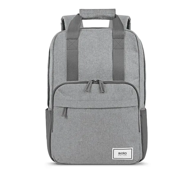 solo-new-york-re-claim-backpack-15-6-inch-laptop-recycled-pet-heathered-grey image 1