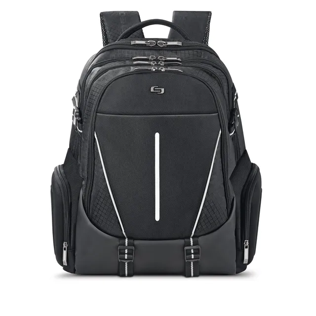 solo-new-york-rival-backpack-17-3-inch-laptop-hardshell-headphone-pockets-air-me image 1