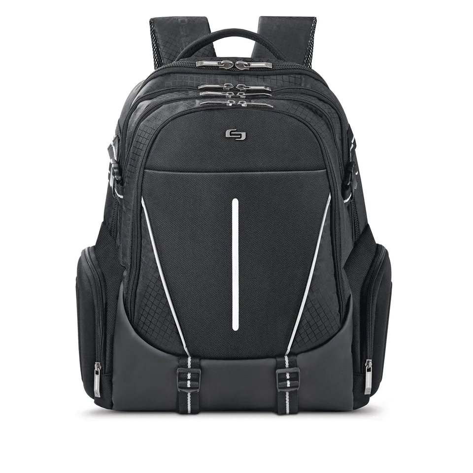 solo-new-york-rival-backpack-17-3-inch-laptop-hardshell-headphone-pockets-air-me image 1