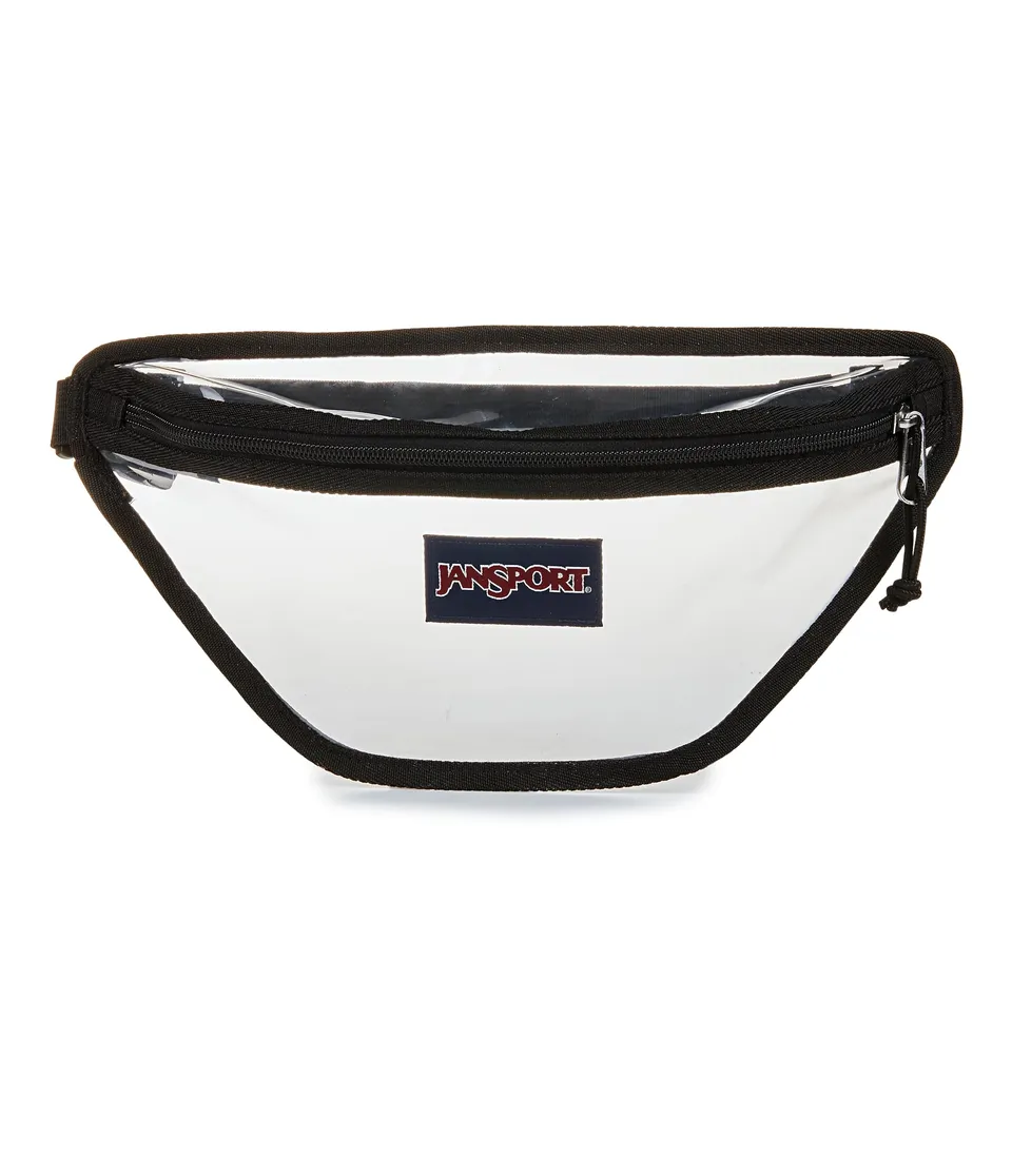 jansport-clear-waistpack-1l-transparent-fanny-pack-with-adjustable-hip-belt-cros image 1
