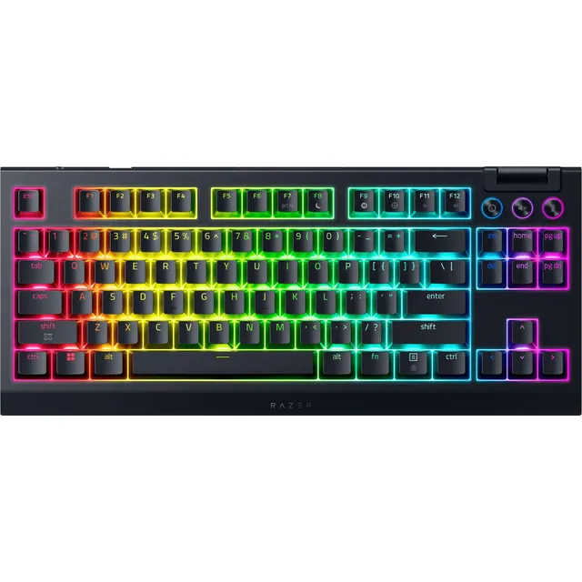 razer-blackwidow-v4-tkl-hyperspeed-wireless-hot-swappable-gaming-keyboard-orange image 1