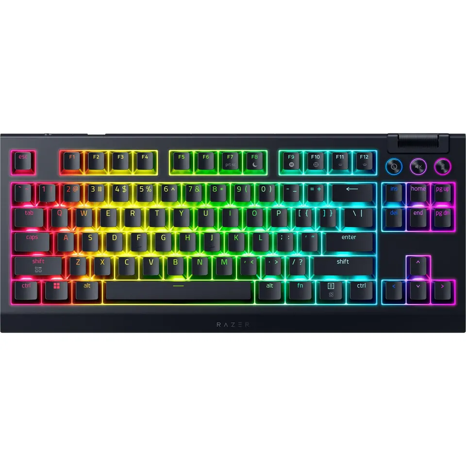 razer-blackwidow-v4-tkl-hyperspeed-wireless-hot-swappable-gaming-keyboard-orange image 1