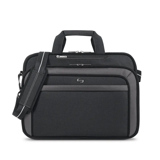 solo-new-york-empire-briefcase-checkpoint-friendly-17-3-laptop-briefcase-with-cl image 1