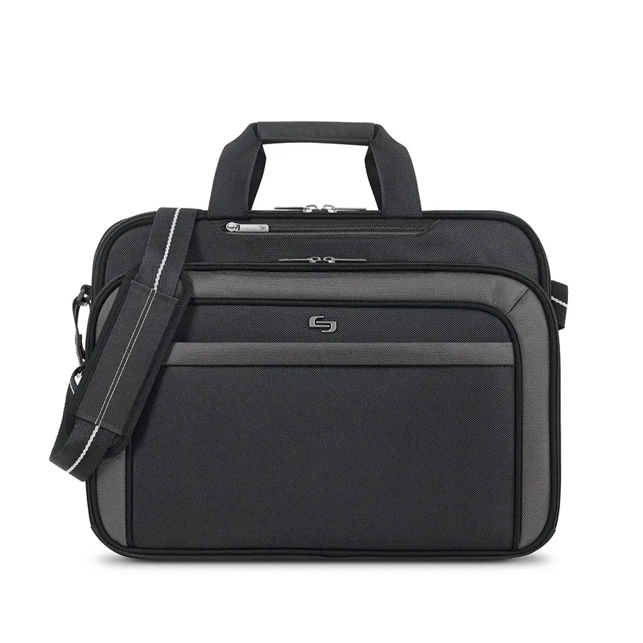 solo-new-york-empire-briefcase-checkpoint-friendly-17-3-laptop-briefcase-with-cl image 1