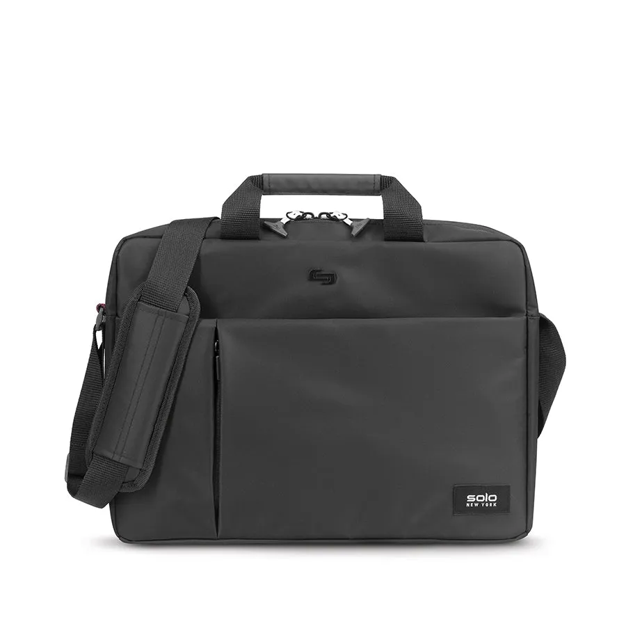 solo-new-york-lead-varsity-slim-brief-for-15-6-laptops-with-luggage-handle-strap image 1