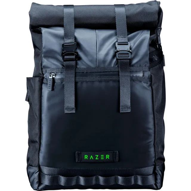 razer-recon-15-rolltop-backpack-all-weather-water-resistant-travel-pack-with-15- image 1