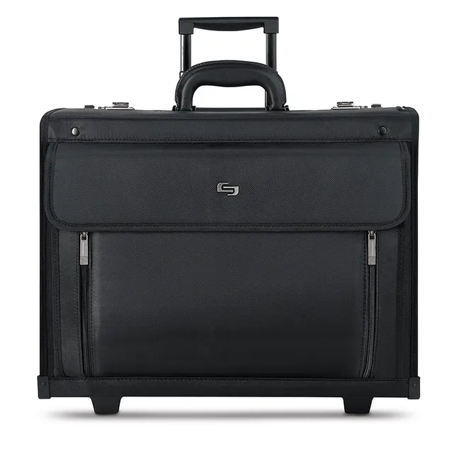 solo-new-york-herald-rolling-catalog-case-pv78-4-with-padded-16-laptop-compartme image 1