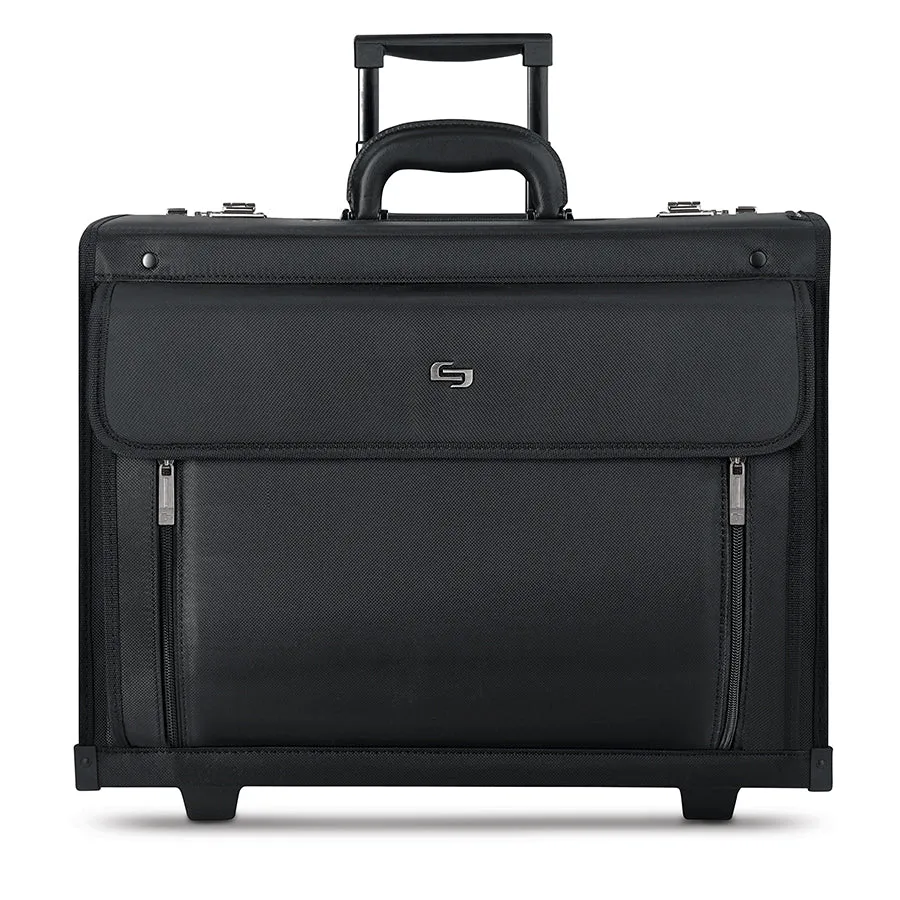 solo-new-york-herald-rolling-catalog-case-pv78-4-with-padded-16-laptop-compartme image 1