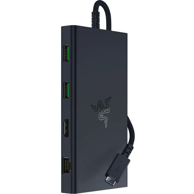 razer-usb-c-dock-11-in-1-portable-travel-hub-4k-60hz-hdmi-85w-pd-charging-all-me image 1