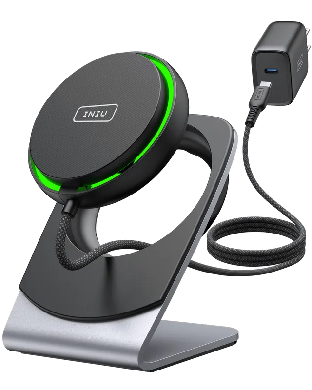 iniu-wi213-magsafe-wireless-charger-15w-fast-charging-with-9-fin-turbo-cooling-f image 1