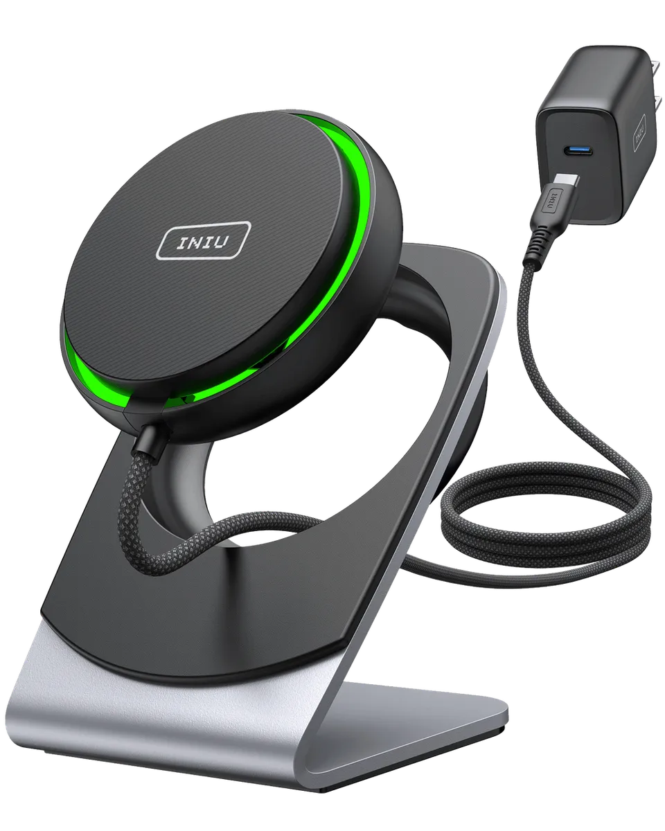 iniu-wi213-magsafe-wireless-charger-15w-fast-charging-with-9-fin-turbo-cooling-f image 1