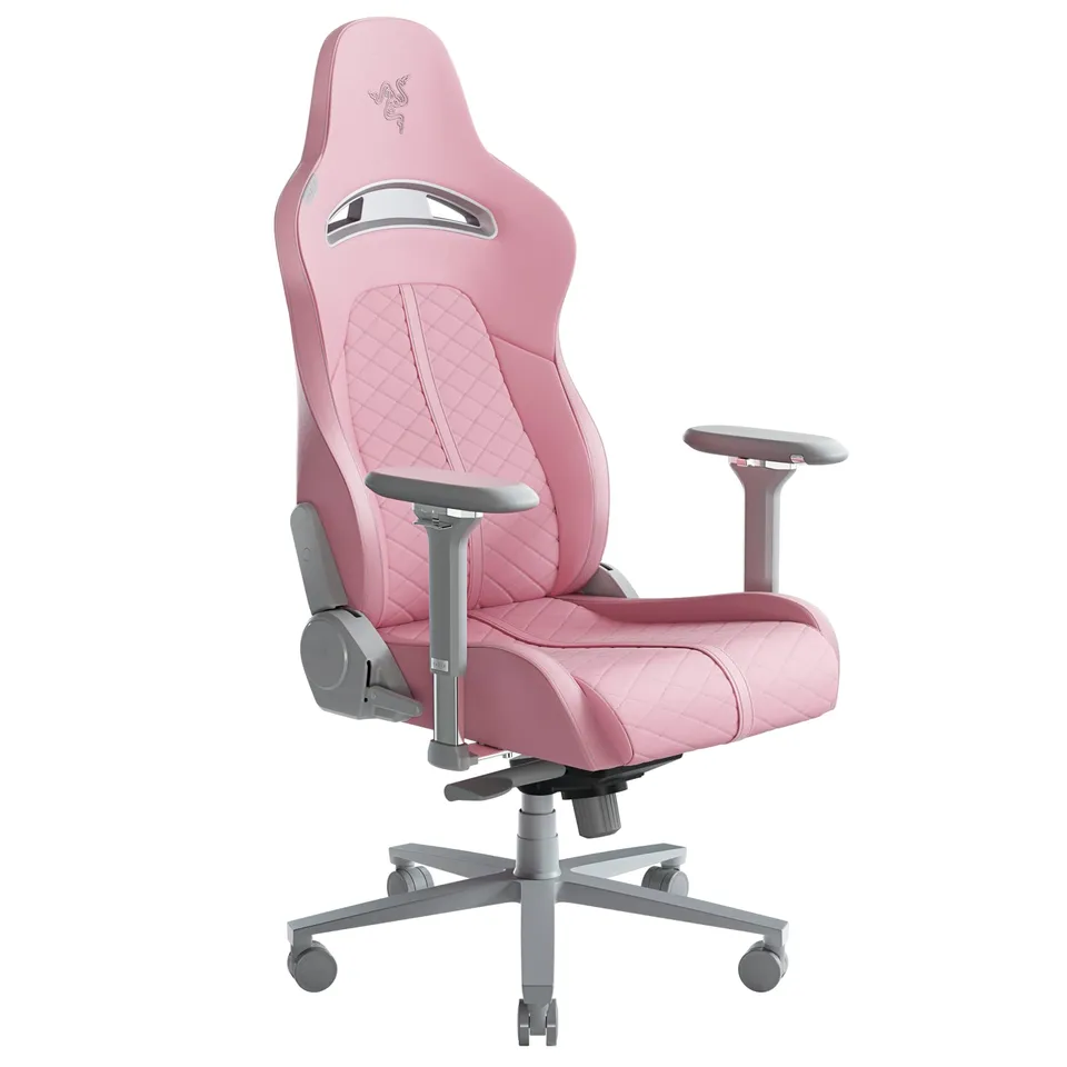razer-enki-gaming-chair-pink-all-day-comfort-with-built-in-lumbar-arch-152-recli image 1