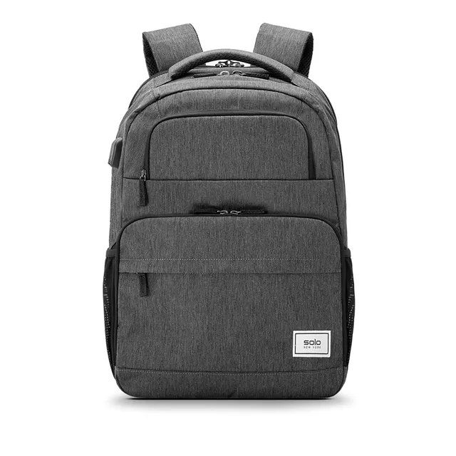 solo-new-york-re-discover-backpack-recycled-pet-checkpoint-friendly-15-6-laptop- image 1