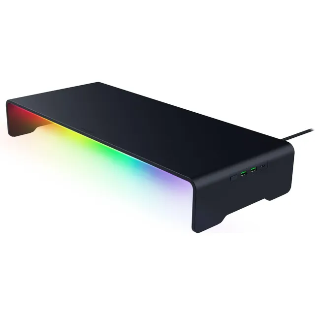 razer-monitor-stand-chroma-4-port-usb-c-hub-monitor-riser-with-rgb-and-organizer image 1