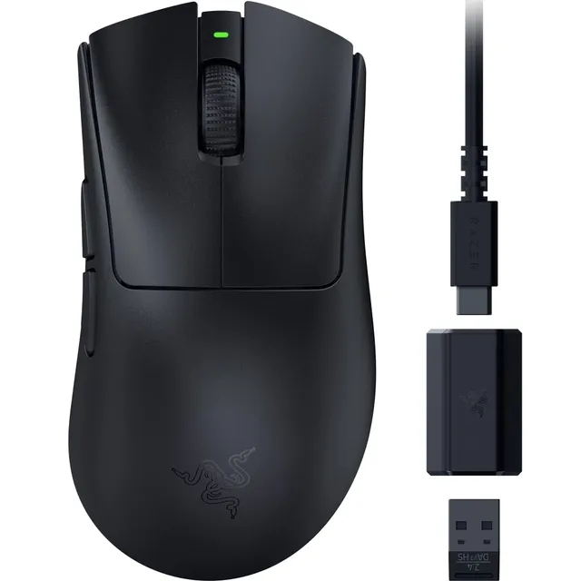razer-deathadder-v3-hyperspeed-wireless-gaming-mouse-55g-lightweight-26k-focus-x image 1
