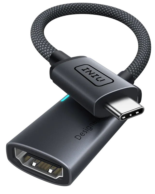 iniu-c60-usb-c-to-hdmi-adapter-4k-60hz-3-mode-display-converter-for-iphone-15-ma image 1