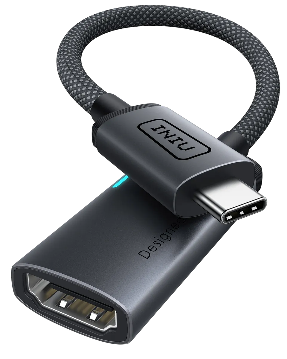 iniu-c60-usb-c-to-hdmi-adapter-4k-60hz-3-mode-display-converter-for-iphone-15-ma image 1
