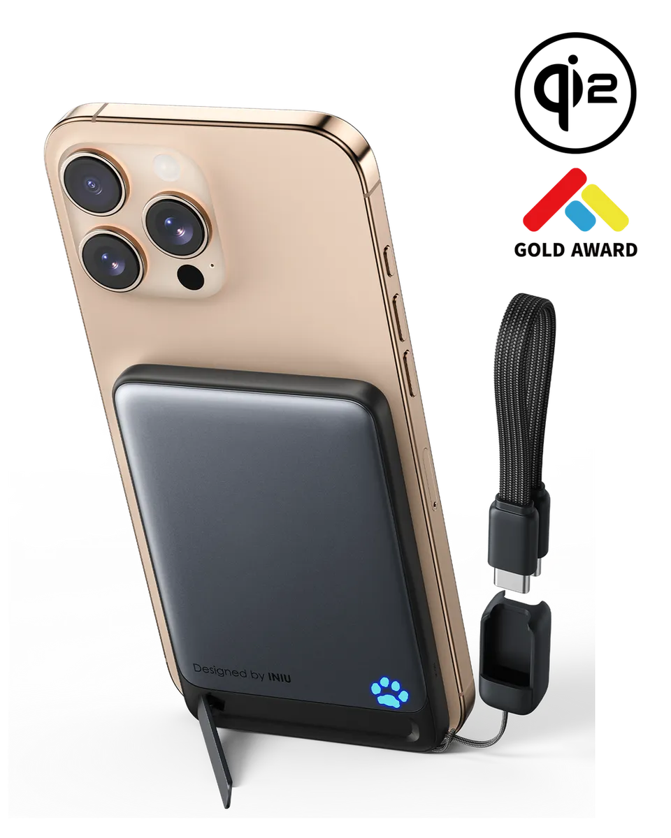 iniu-snapgo-p71-qi2-15w-magsafe-compatible-magnetic-power-bank-slimmest-5-000mah image 1