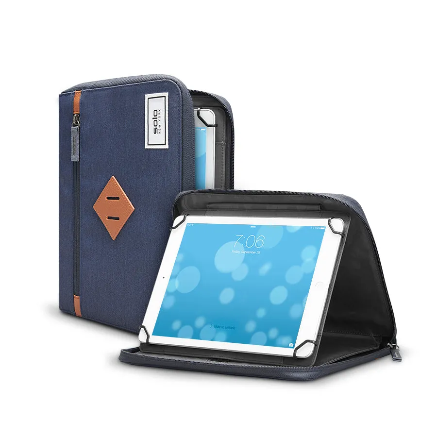 solo-new-york-wave-tablet-padfolio-recycled-pet-padfolio-with-tensioned-clips-fo image 1