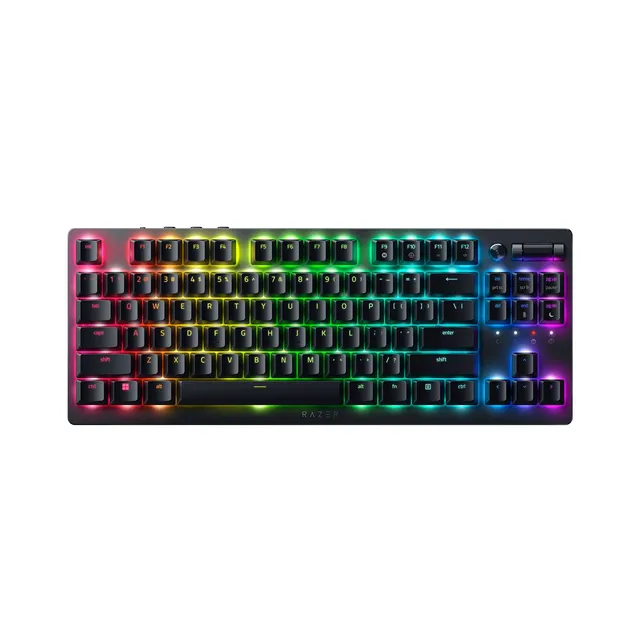 razer-deathstalker-v2-pro-tkl-wireless-gaming-keyboard-low-profile-clicky-purple image 1