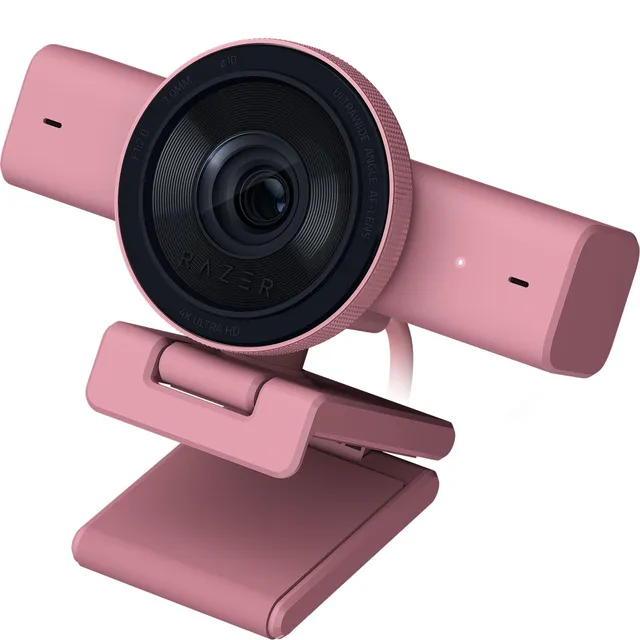 razer-kiyo-v2-streaming-webcam-pink-4k-30fps-sony-starvis-sensor-ai-auto-framing image 1