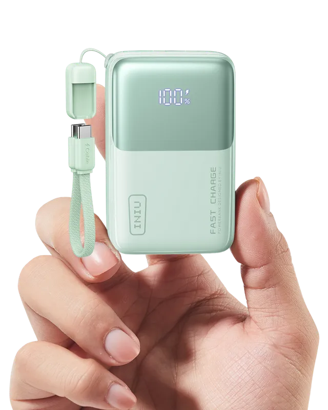 iniu-pocket-rocket-p50-45w-mini-power-bank-10-000mah-fast-charging-160g-ultra-li image 1