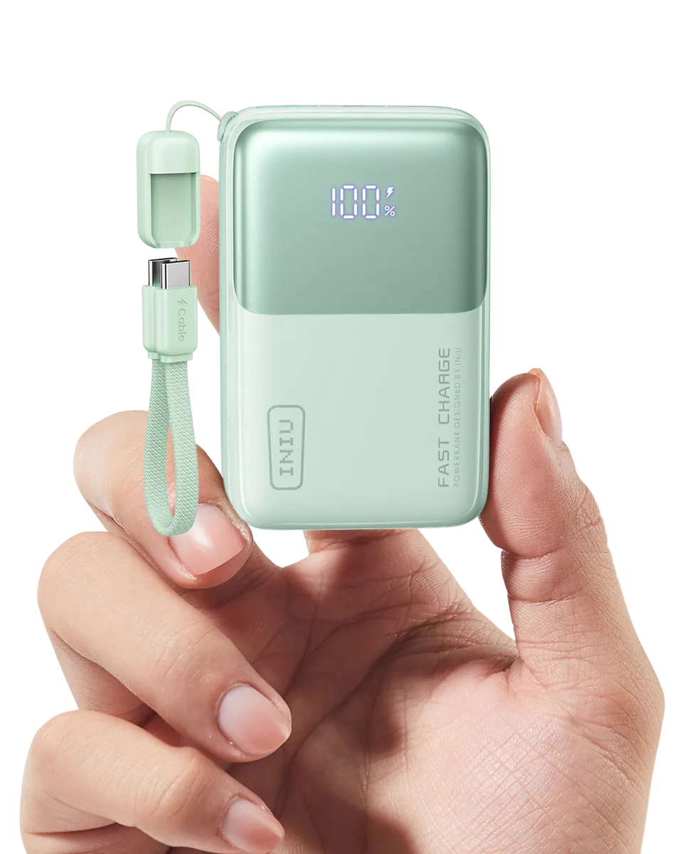 iniu-pocket-rocket-p50-45w-mini-power-bank-10-000mah-fast-charging-160g-ultra-li image 1