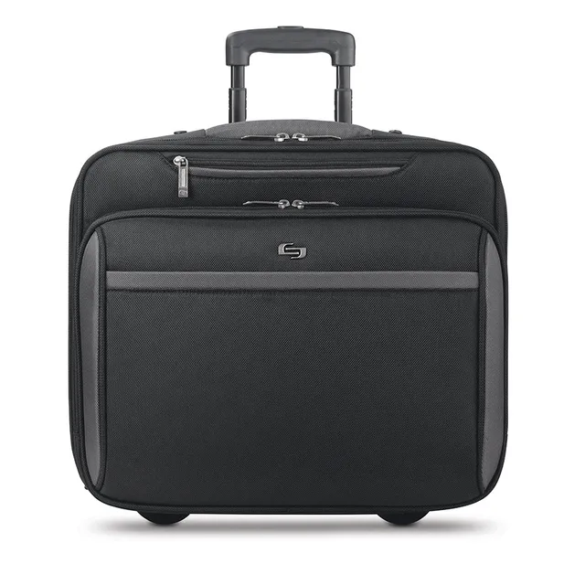 solo-new-york-west-side-checkpoint-friendly-rolling-overnighter-case-with-16-lap image 1