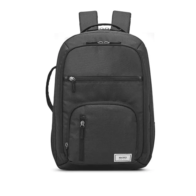 solo-new-york-grand-travel-tsa-backpack-30l-checkpoint-friendly-17-3-laptop-trav image 1