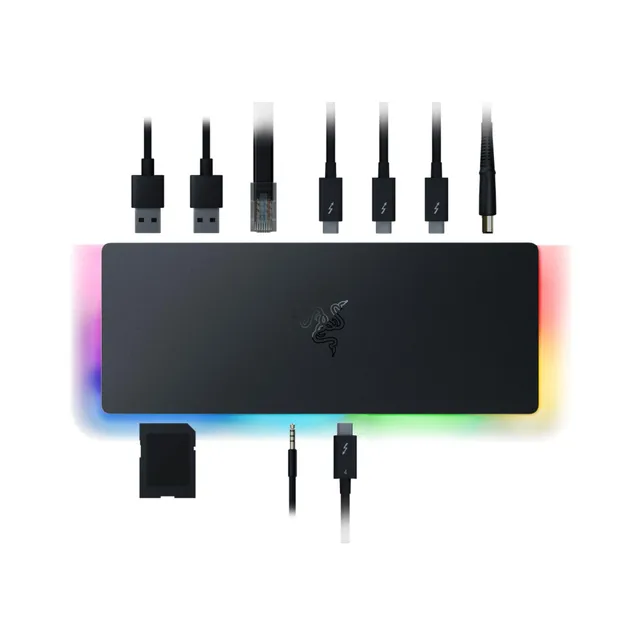 razer-thunderbolt-4-dock-chroma-10-in-1-usb-c-hub-dual-4k-or-single-8k-output-pa image 1