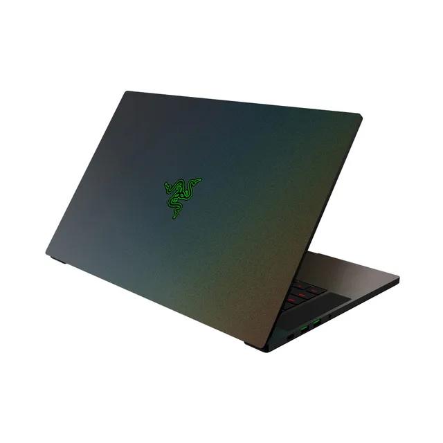 razer-skin-blade-15-full-wrap-vinyl-laptop-skin-satin-flip-grey-3m-cast-vinyl image 1