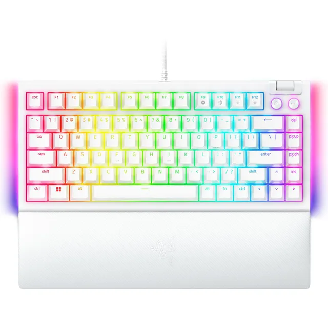 razer-blackwidow-v4-75-hot-swappable-mechanical-gaming-keyboard-with-orange-tact image 1