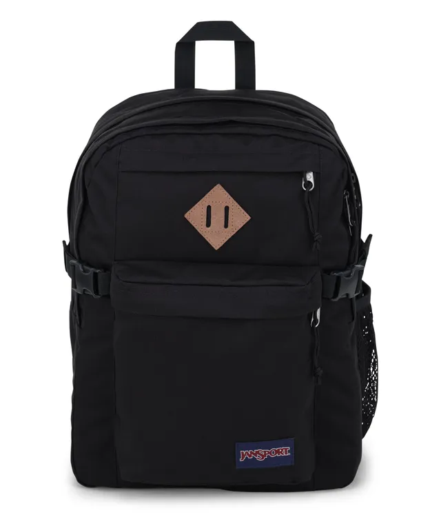 jansport-main-campus-backpack-black-large-travel-or-work-backpack-with-15-inch-l image 1