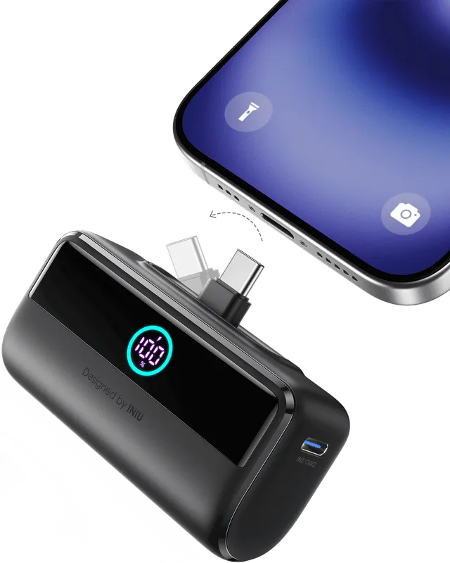 iniu-carry-p45-power-bank-22-5w-fast-charge-5500mah-built-in-usb-c-connector-poc image 1